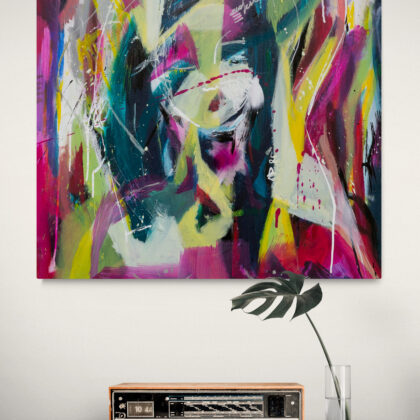 She's Just Shy - Original 24"x24"