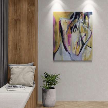 There Was a Treehouse in the Woods - Original 24"x30" Canvas