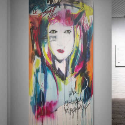 Who Are You? - Original 36"x72" Canvas