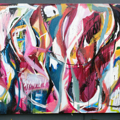 I Don't Fear You - Original 48"x72" Canvas