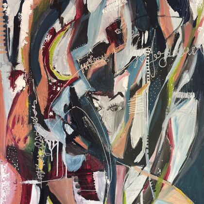 Forget the Mask - Original 30"x40" Canvas