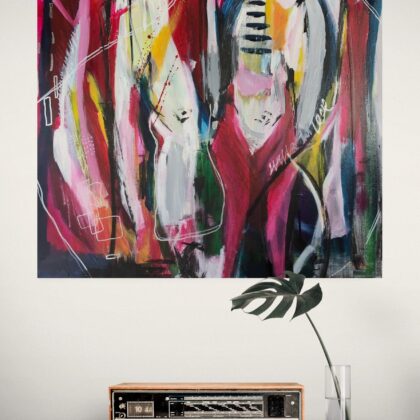 Run Little Girl - Original 24"x24"