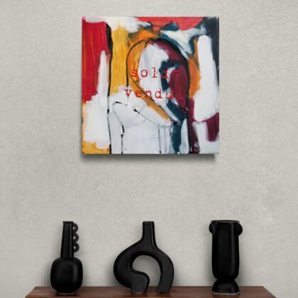 The Kid In The Rain #2 - Original 12"x12" Canvas