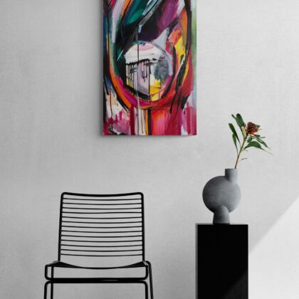 Carolina #4 - Original 20"x40" Canvas